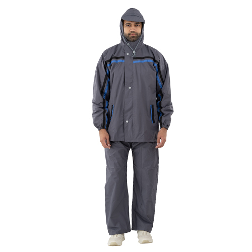 JS-305 Solid Mens Raincoat