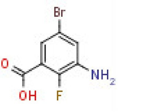 3-Amino-5-bromo-2-fluorobenzoic acid  96%