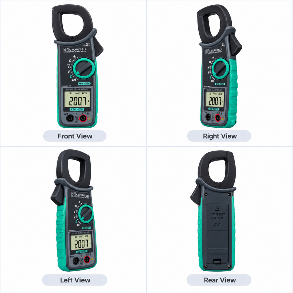 Kew 2007R Kyoritsu Ac Digital Clamp Meter - Accuracy: 100