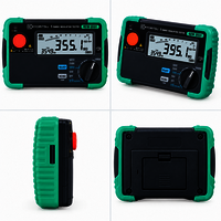 Kew 3551 Kyoritsu Digital Insulation Continuity Tester - Plastic Build, 0.05 Sec Test Speed | 50-1000v Range, Black & Green Design