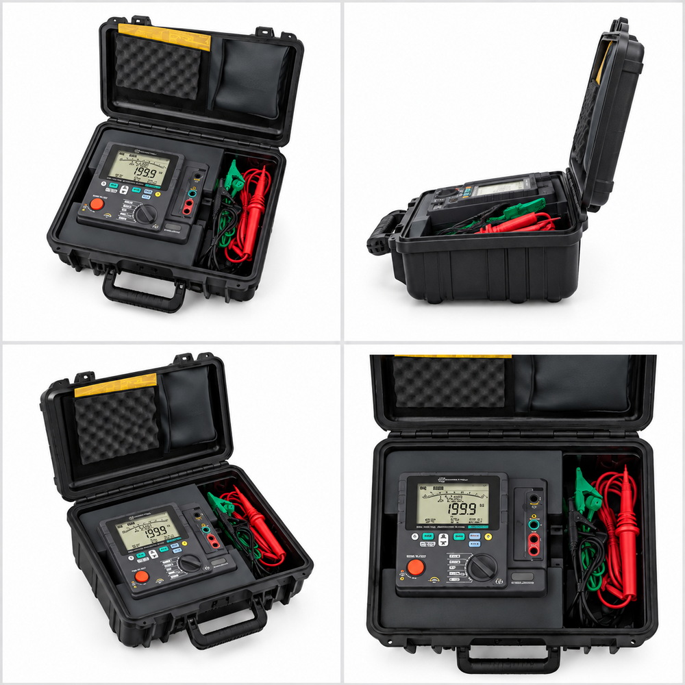 KEW 3127 Kyoritsu High Voltage Insulation Tester - 121x65x41 mm Black Color 250 Volt Output 5.50mA Test Range Ideal for Electrical and Telecommunication Industries