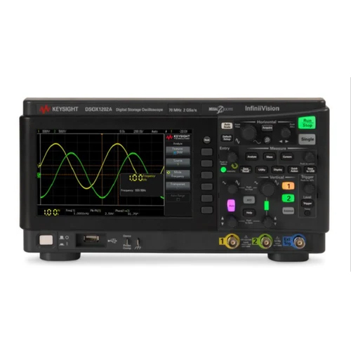 Dsox1202A 70 Mhz Keysight Oscilloscope - Color: Black