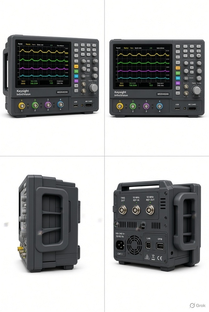 Dsox3012G 100 Mhz Keysight Oscilloscope - Color: Black
