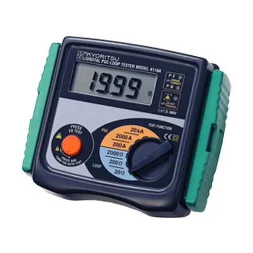 4118A Kyoritsu Digital Loop Tester - Color: Black & Green