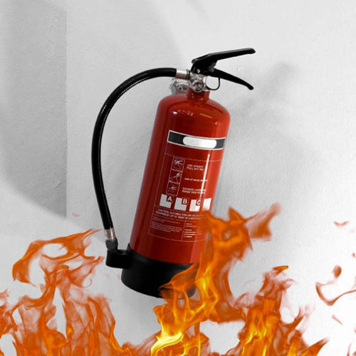 Portable Fire Extinguisher - Lightweight Aluminum Design, Optimal Fire Safety for Home and Workplace