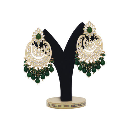 Royal Chandbali Splendor Kundan Earrings....