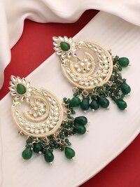 Royal Chandbali Splendor Kundan Earrings....