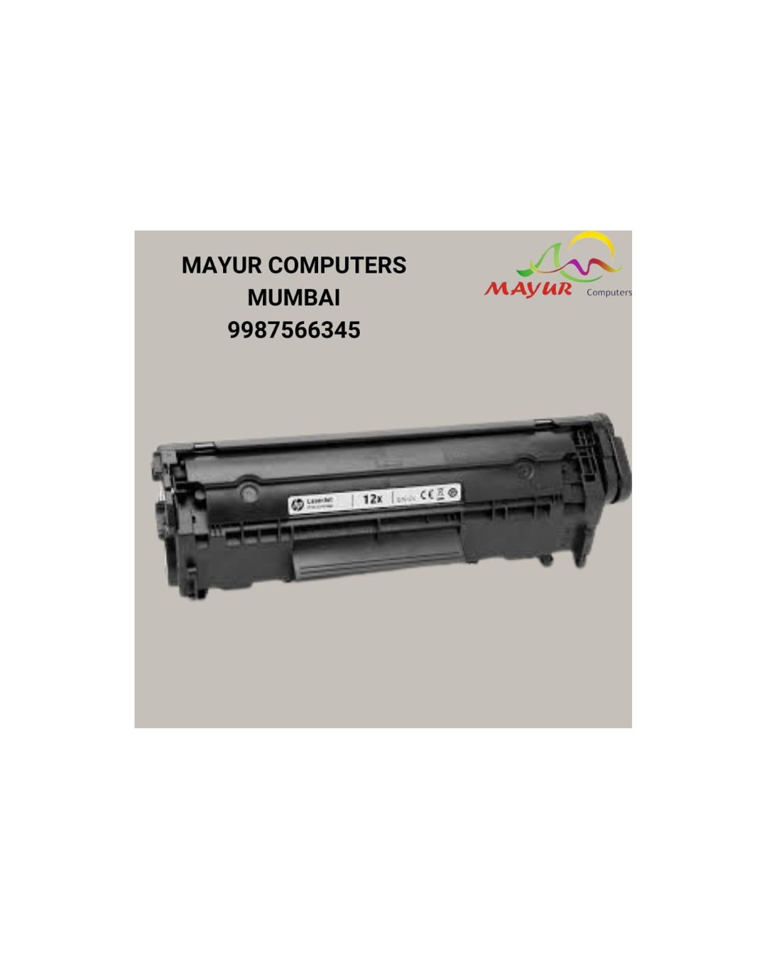 HP 12X High Yield Black Toner Cartridge