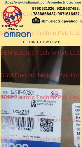 OMRON CPU UNIT, CJ1W-0C201