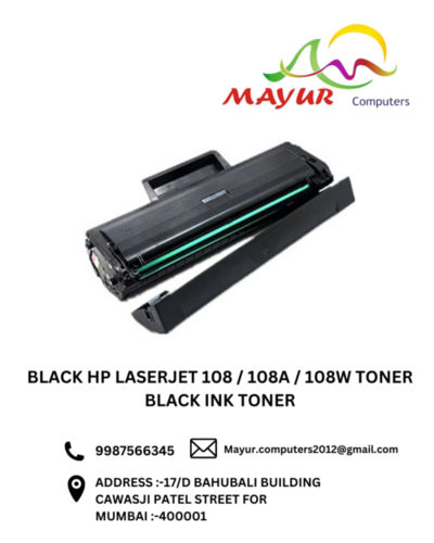 Black Hp Laserjet 108 / 108a / 108w Toner Black Ink Toner