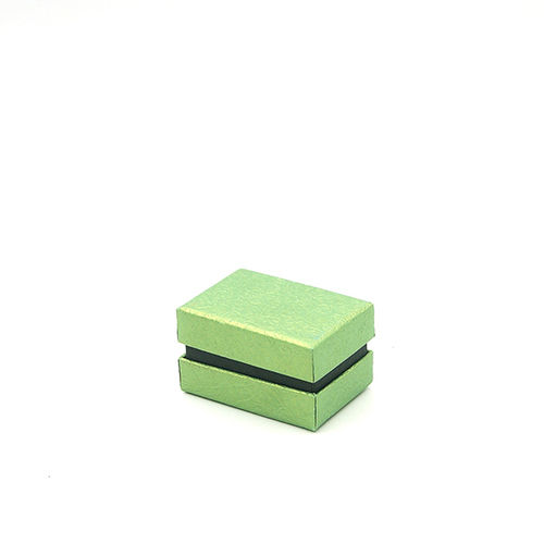 "Metallic" Sandwich style cardboard wedding ring box, earring box, cufflink box