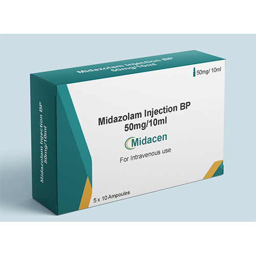 Midazolam 50mg oer 10ml Injection