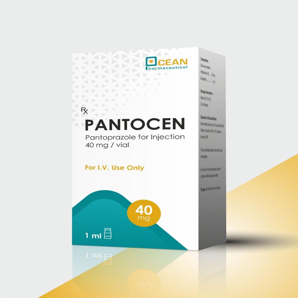 Pantoprazole Injection - 40mg Liquid Formulation | Recommended For Adults, Teenagers, Women, Storage Instructions Provided, Dosage Guidelines Included