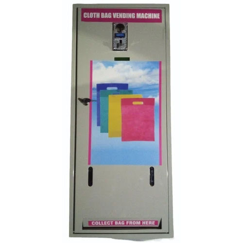 Cloth Bag Vending Machine - Material: Mild Steel