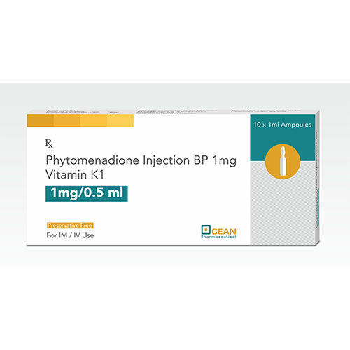 Phytomenadione Injection Bp 1Mg Vitamin K1