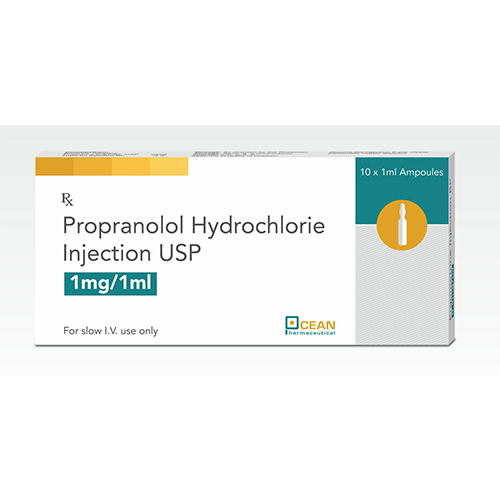 Propranolol Hydrochlorie Injection Usp