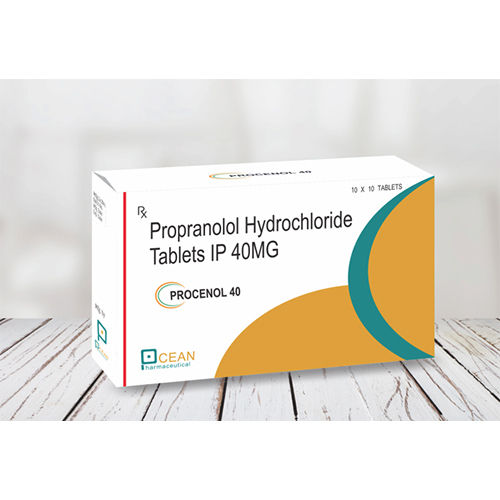 Propranolol HCL 40mg Tablet