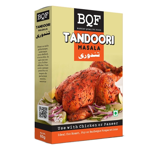 Masala Packaging Box - Paper Material Rectangular Shape | Multicolor Glossy Lamination Finish Water-Resistant Customizable Design