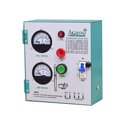 Single Phase Submersible Control Panel - Base Material: Iron