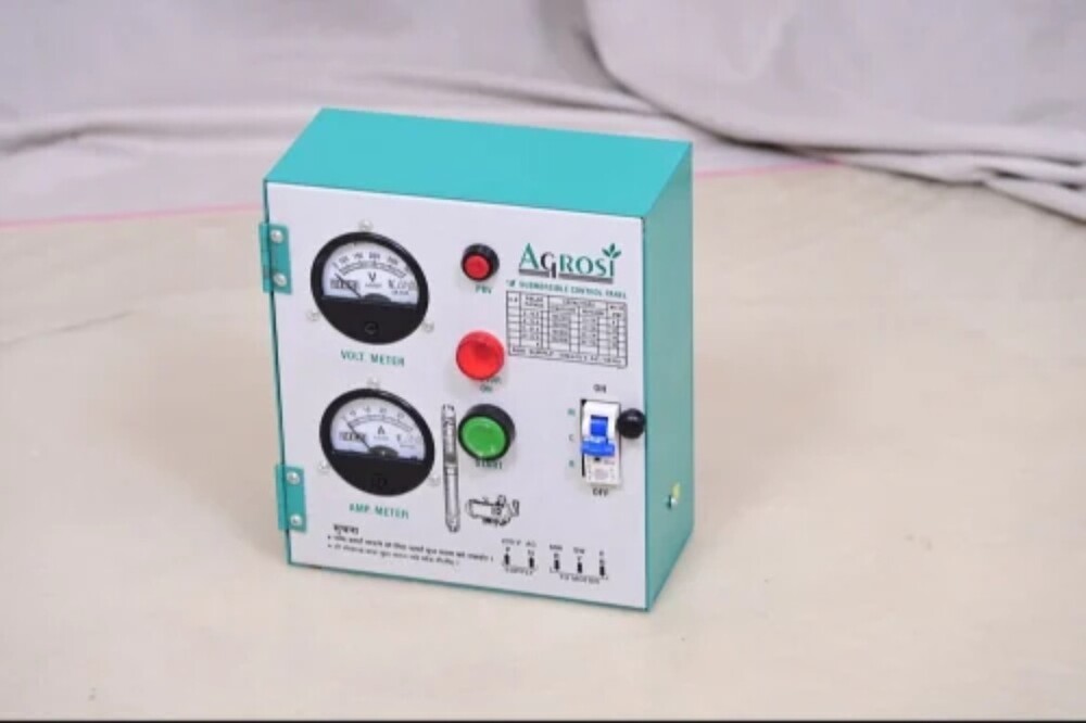 Single Phase Openwell Pump Control Panel - Cover Material: Iron