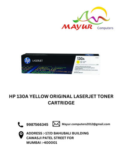 HP 130A Yellow Original LaserJet Toner Cartridge