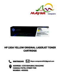 HP 130A Yellow Original LaserJet Toner Cartridge