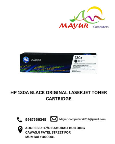 HP 130A Black Original LaserJet Toner Cartridge