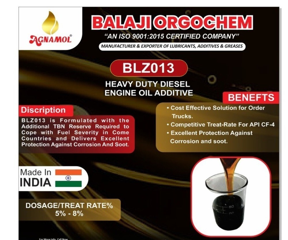 Heavy Duty Diesel Engine Oil Additives