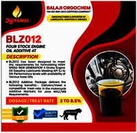 4t Engine Oil Additive - Automotive Oil Enhancer | Brown Liquid, Barrel Packaging, Reduces Friction And Wear, Prevents Sludge Build-up