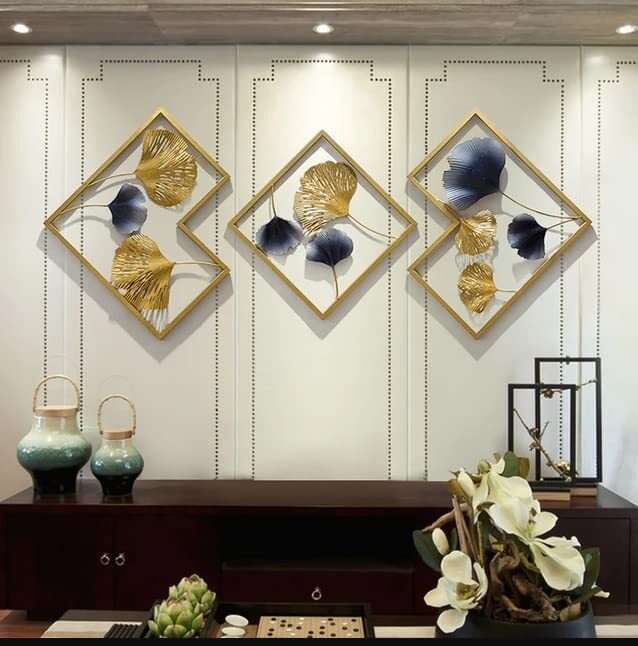 METAL WALL ART SET OF 3