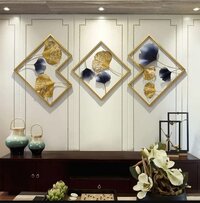 METAL WALL ART SET OF 3