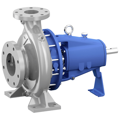 End Suction Process Pump - Mild Steel, Standard Size, Silver Finish | Reliable for Industrial and Water Applications