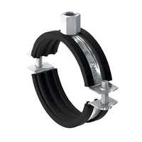 Fman Rubber Split Clamp - Color: Silver