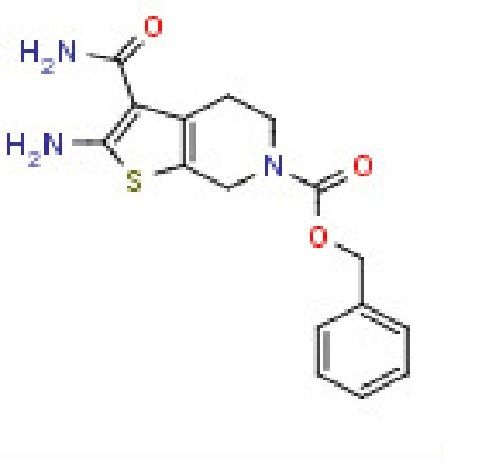 2-Amino-3-carbamoyl-4,7-dihydro-5h-thieno[2,3-c]pyridine-6-carboxylic acid benzyl ester