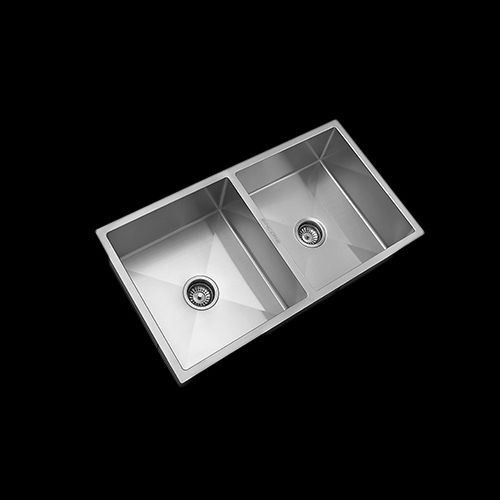 Supreme Double Bowl Kitchen Sink - Material: Stainless Steel