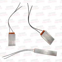 Mini Space Heaters - Metal Construction, Portable Dimensions | Silver Color, Built-in Capillary Thermostat For Efficient Heat Control