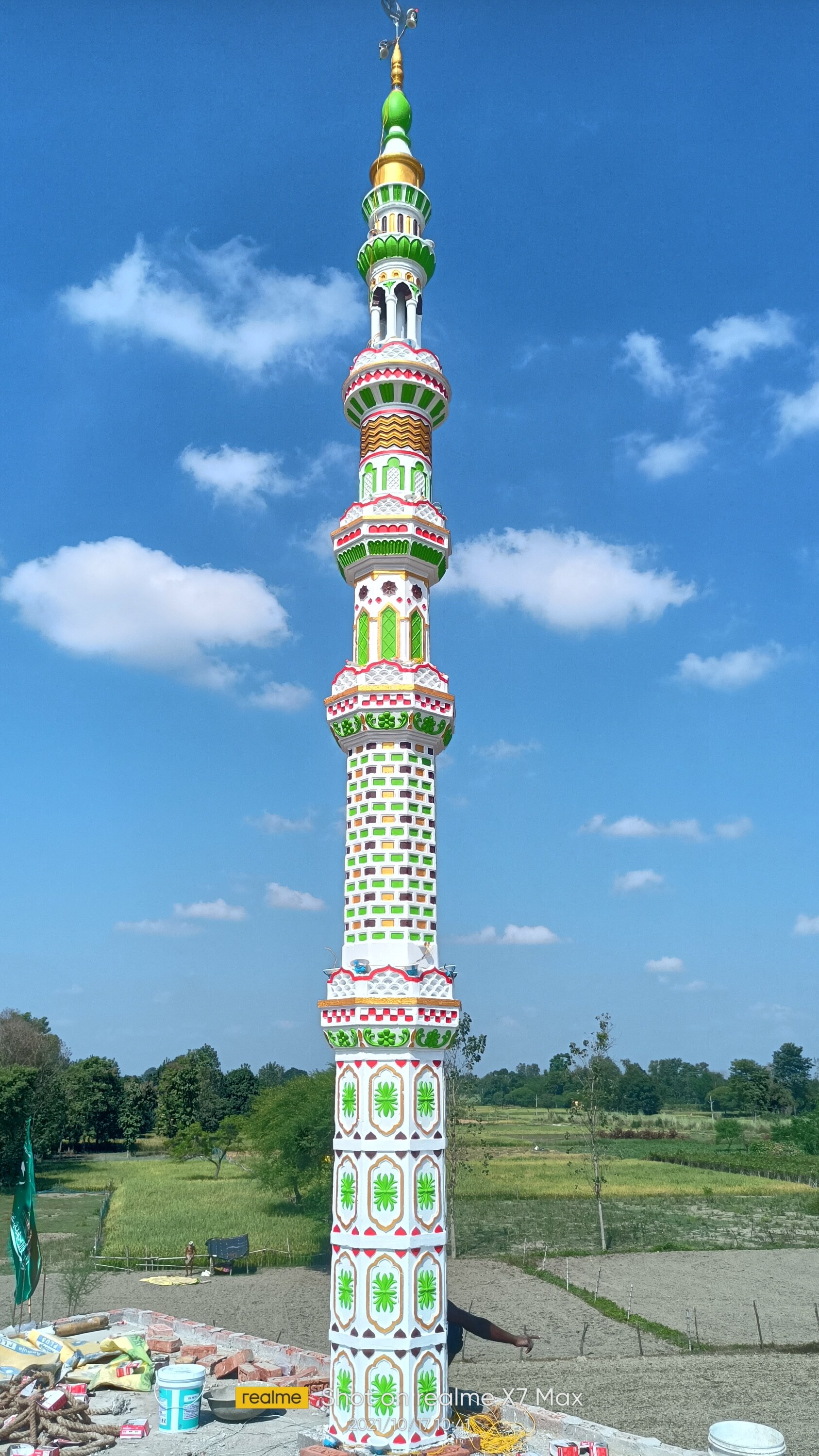 30 Feet 22x22 Inch Madni Design Masjid Minar