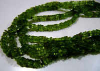 Natural Peridot Beautiful Heishi Cut 3-4mm Beads Strand 14-15 inches Long