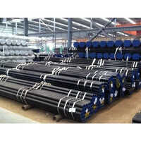 Mild Steel Ibr Pipe - 1/2 To 24 Inch Size, 6 Meter Length | Seamless Round Shape, Coated Rust-proof Surface Treatment