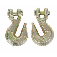 Clevis Type Grab Hook - High-quality Metal, Polished Surface | Industrial Application, Durable Load Holding
