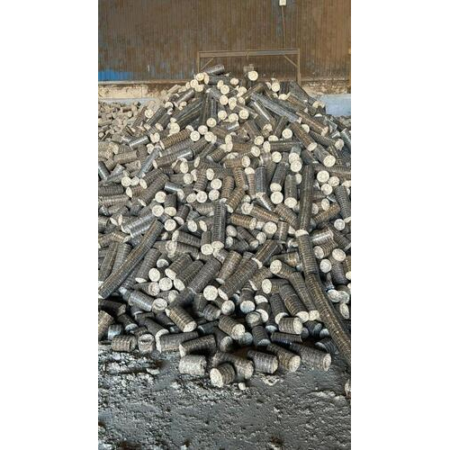 Hard Brown Round Shape Biomass Briquette