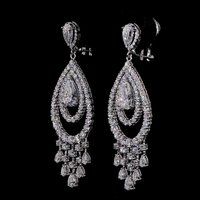 Beautiful Earrings 18kt White Gold 9.902ct 18K WHITE Gold