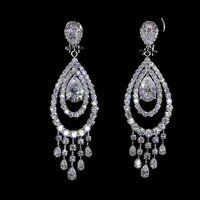 Beautiful Earrings 18kt White Gold 9.902ct 18K WHITE Gold