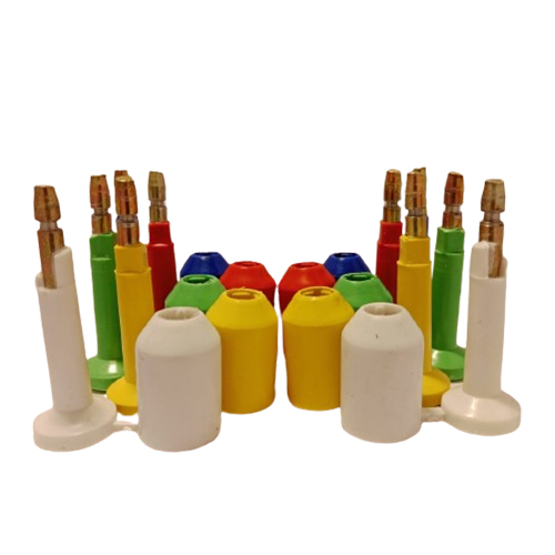 ECS 07 Bolt Seal - Metal & Plastic, 75 mm Length, Yellow Color, 8 mm Thickness | Secure & Tamper-Evident Container Seal for International Transport