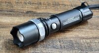 Flameproof Rechargeable Led Torch - Color: Black