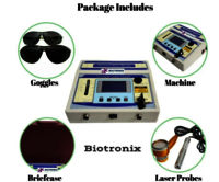 Advance Laser Therapy Unit (Hot & Cold) with 2 Probes Digital LCD Display Pre Programmed