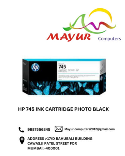 Hp 745 Ink Cartridge Photo Black