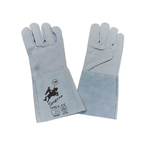 Leather Safety Gloves - High-Quality Leather, Full Finger Design, Various Color Options | Comfortable, Washable, Elegant Plain Pattern for Daily Use