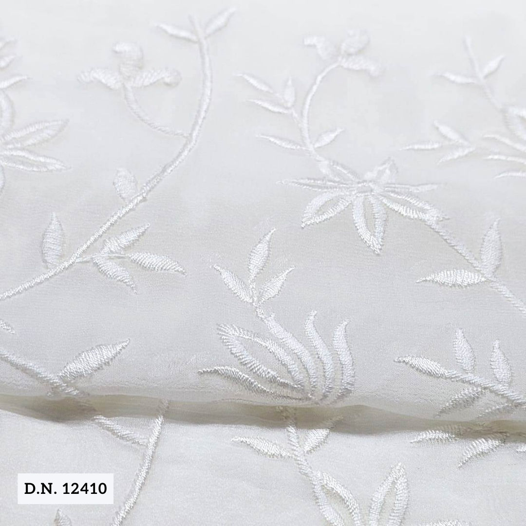 lucknowi chikan embroidery fabric