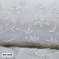 lucknowi chikan embroidery fabric